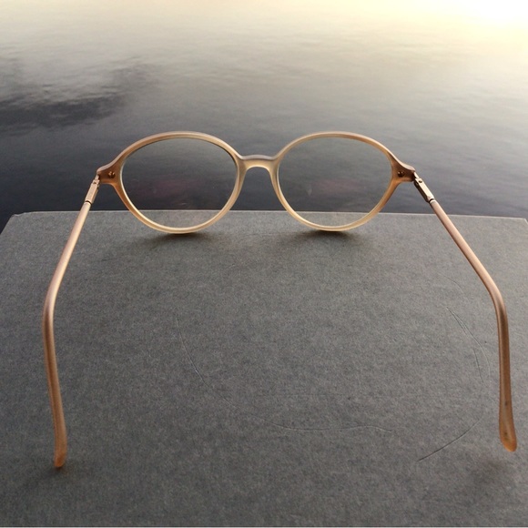 Logo Paris Eyeglasses UZ 940 Polyamide Nylon Crystal Frames with Gold Insert - Picture 8 of 10